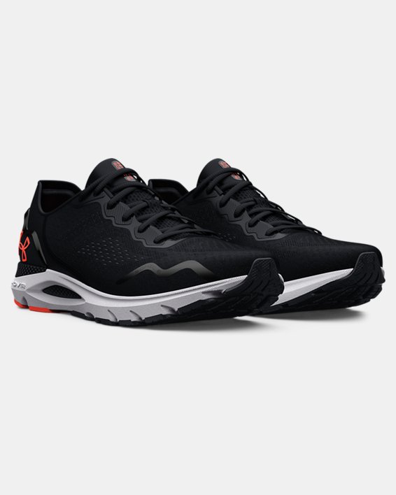 Men's UA HOVR™ Sonic 6 Wide (2E) Running Shoes, Black, pdpMainDesktop image number 3